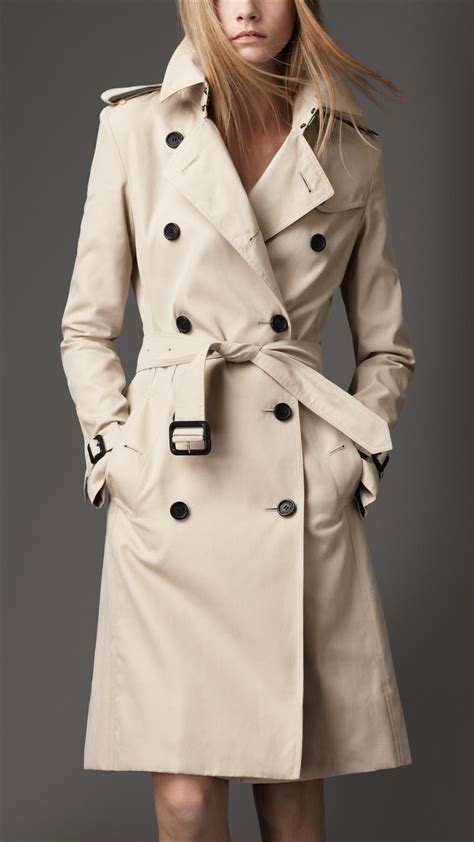 burberry jacket 40362691006|Cotton Blend Trench Jacket in Beige .